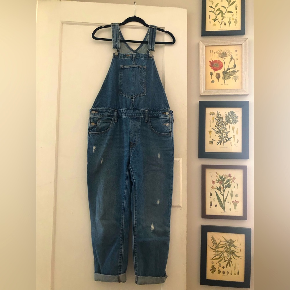 Levi’s Distressed Women’s Overalls